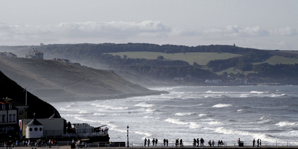 Whitby Harbour But The Weather Is Getting A Bit Stormy - Sea - HD Wallpaper 