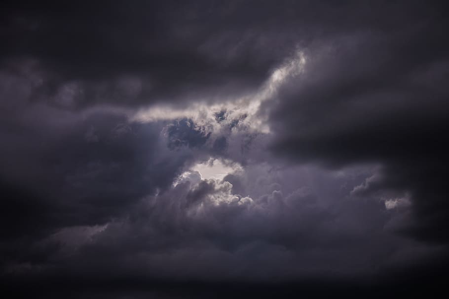 Dark Clouds, Storm, Storm Clouds, Sky, Weather, Nature, - HD Wallpaper 