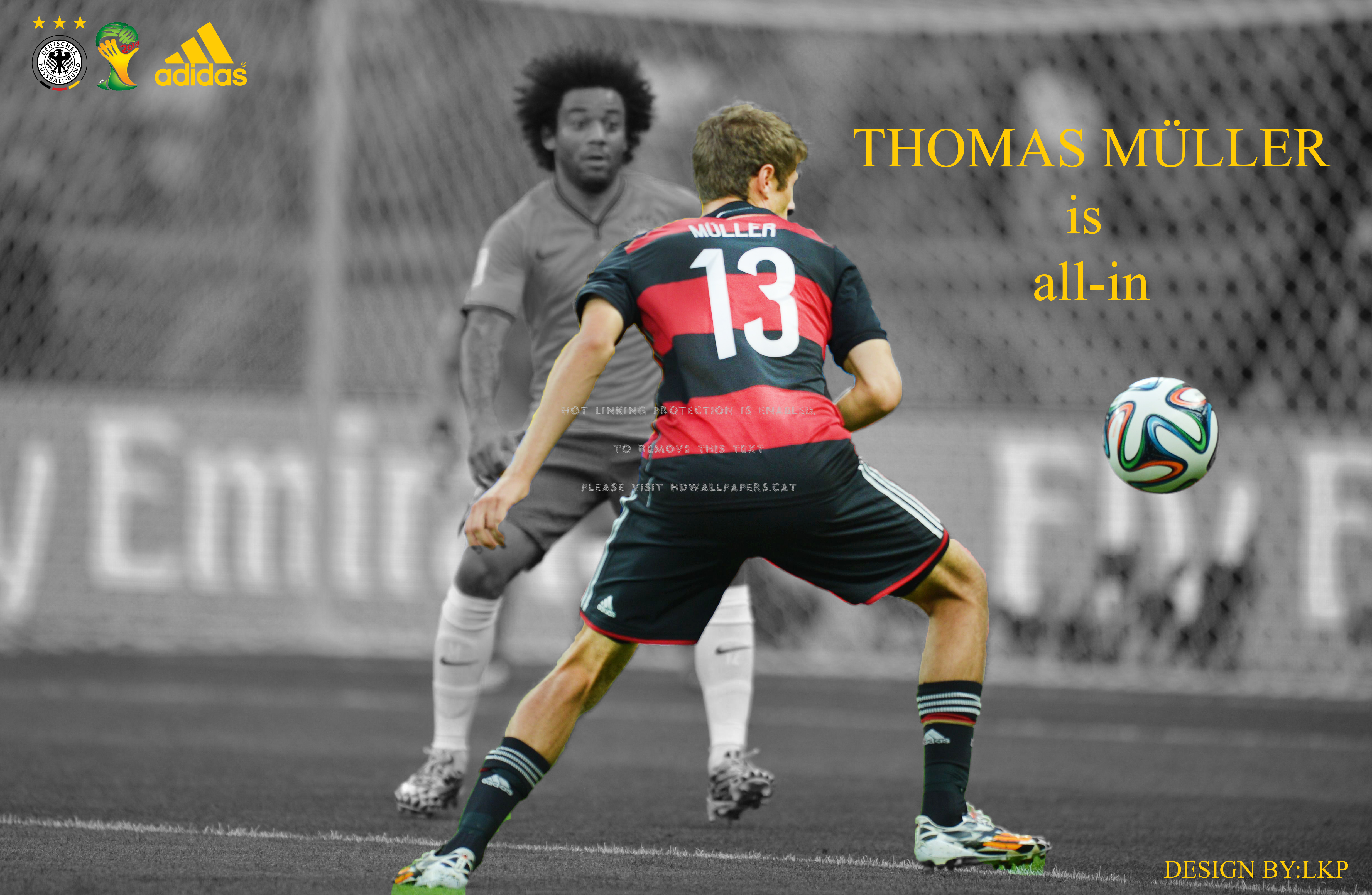 Thomas Muller Germany World Cup Semi-final - Player - HD Wallpaper 