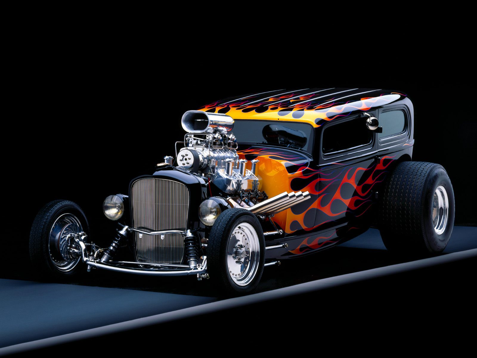 Http - //4 - Bp - Blogspot - Ford Tudor Wallpaper - Hot Rod Flames Paint - HD Wallpaper 