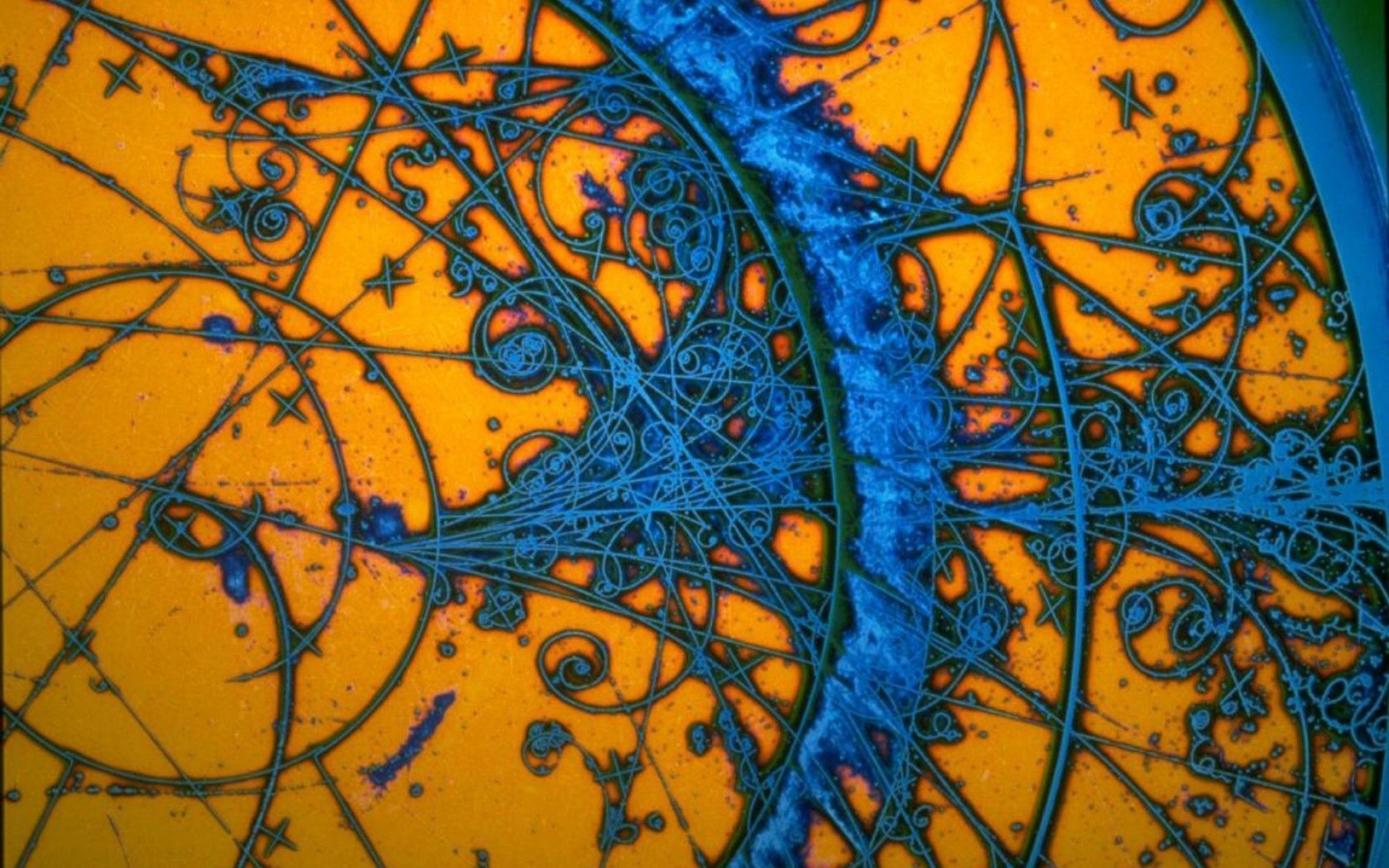 The Strokes Wallpaper - Subatomic Particles Bubble Chamber - HD Wallpaper 