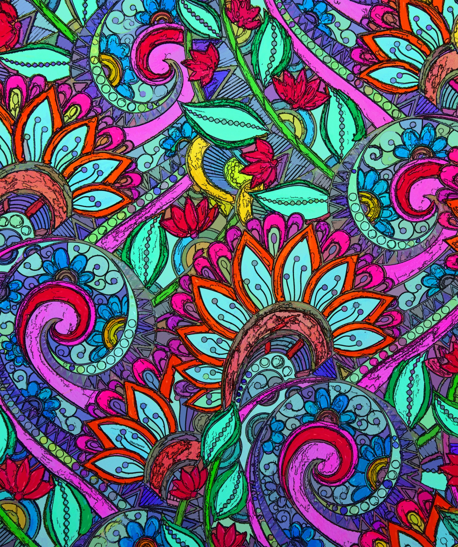 Background Wallpaper Paisley Free Photo - HD Wallpaper 