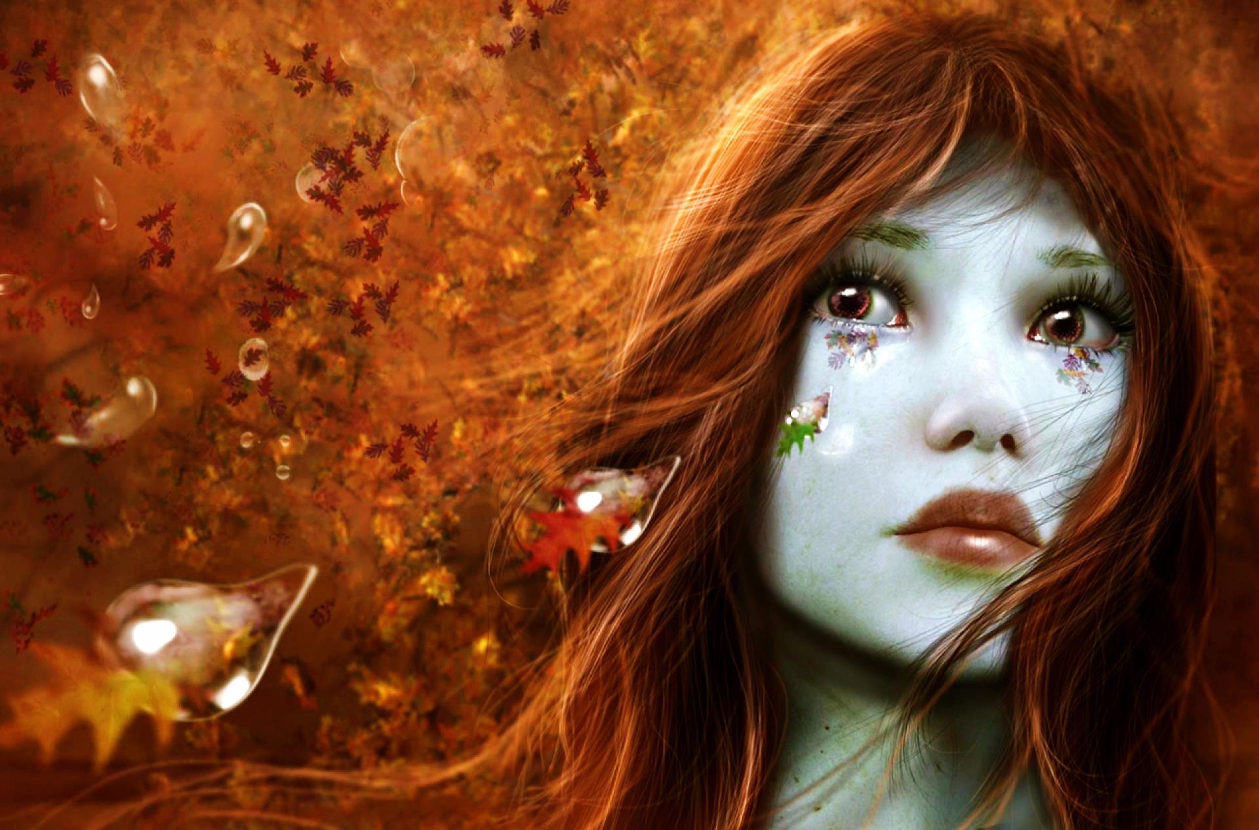 Â˜ - - Teardrop - - Â˜ - Danzza Last Autumn Tears - HD Wallpaper 