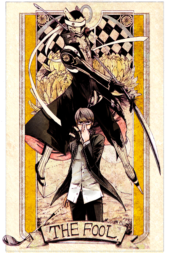 Anime, Pixiv Id 136860, Shin Megami Tensei - Anime The Fool Tarot Card - HD Wallpaper 