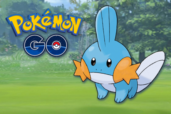 Pokemon Go Shiny Mudkip Community Day Event - Pokemon Go Falling Off Cliff - HD Wallpaper 