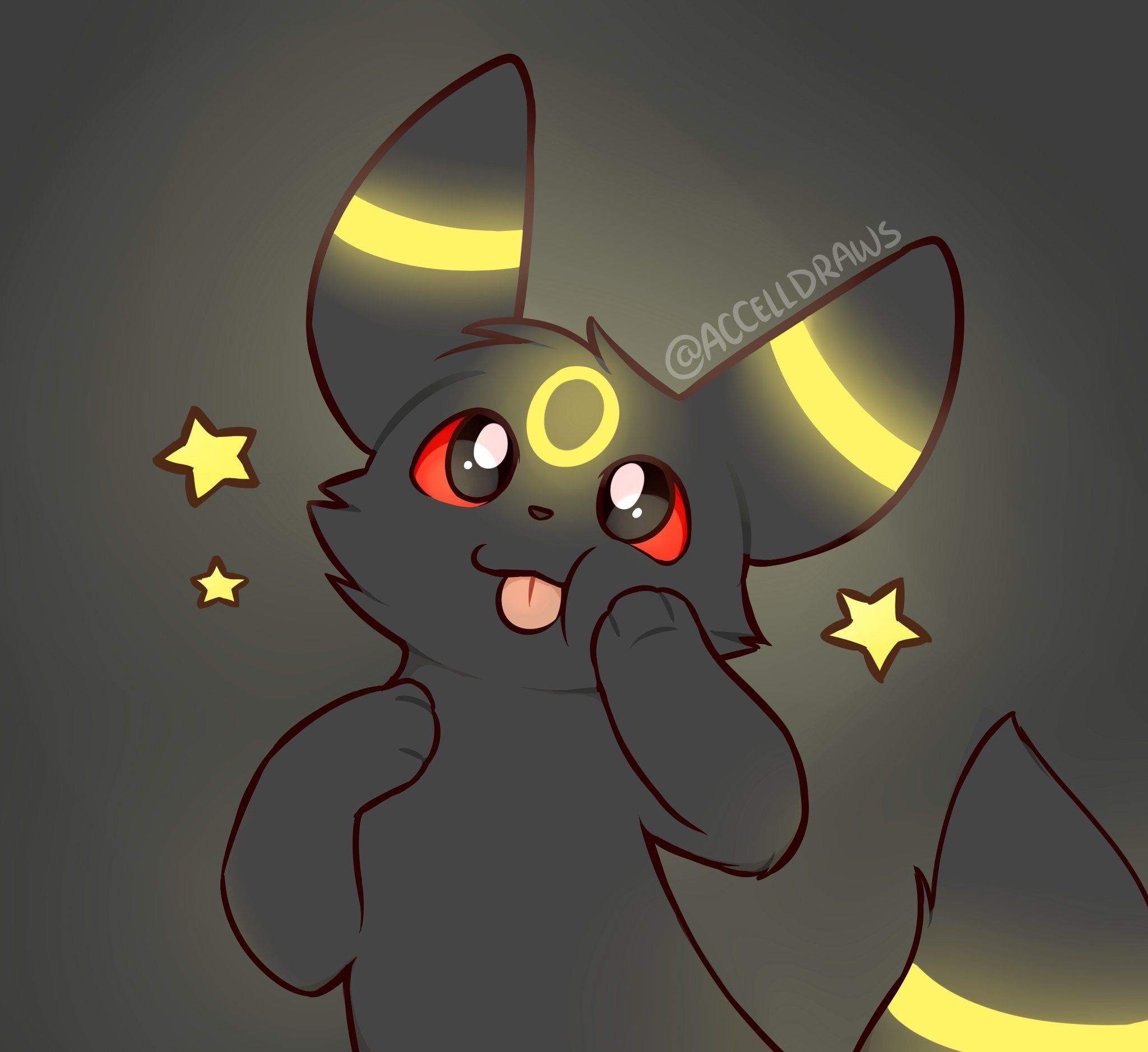 Cutest Umbreon - HD Wallpaper 