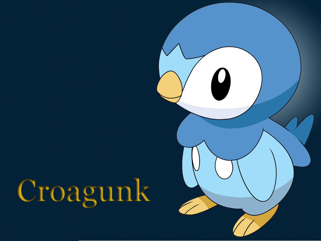 Croagunk Wallpaper - Pokemon Piplup - HD Wallpaper 