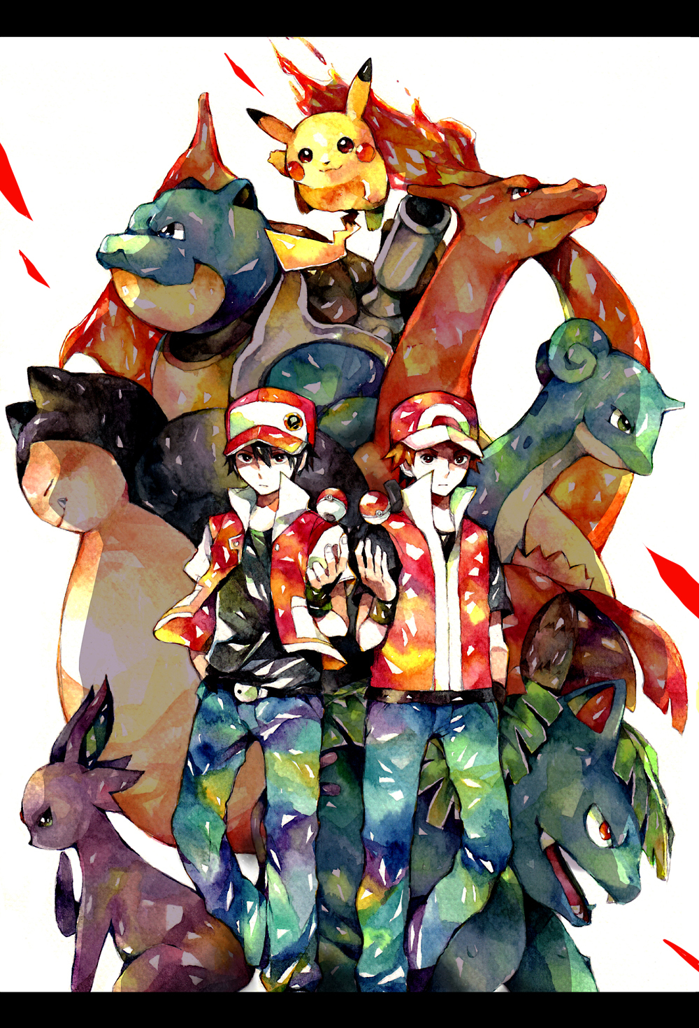 Los Pokemones De Red - HD Wallpaper 