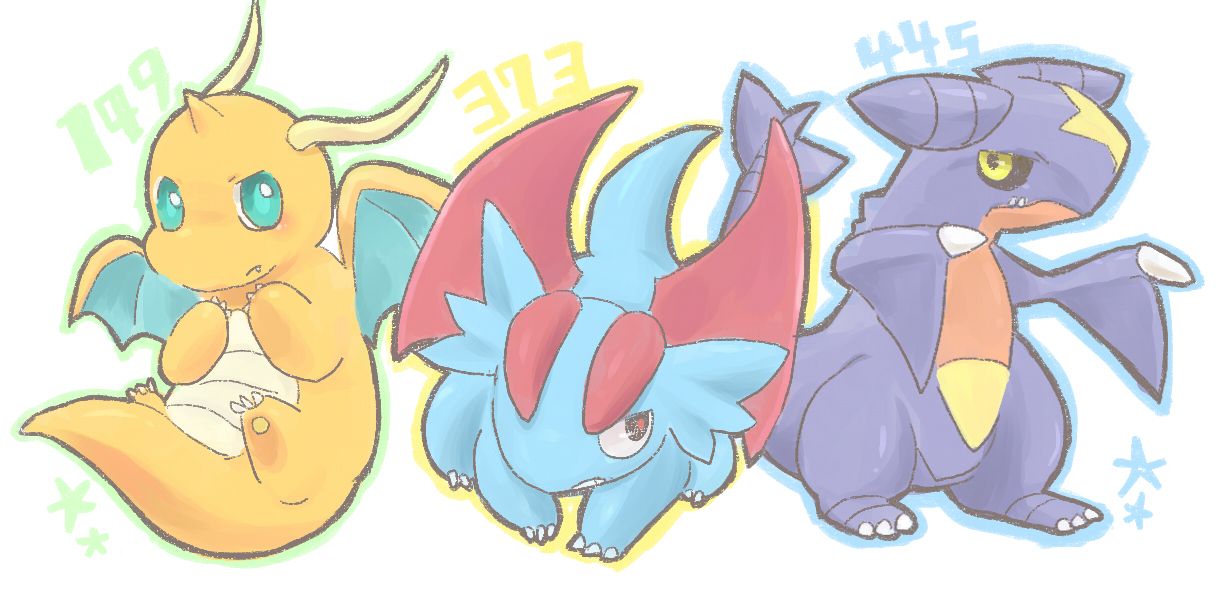 Chibi Dragon Pokemon - HD Wallpaper 