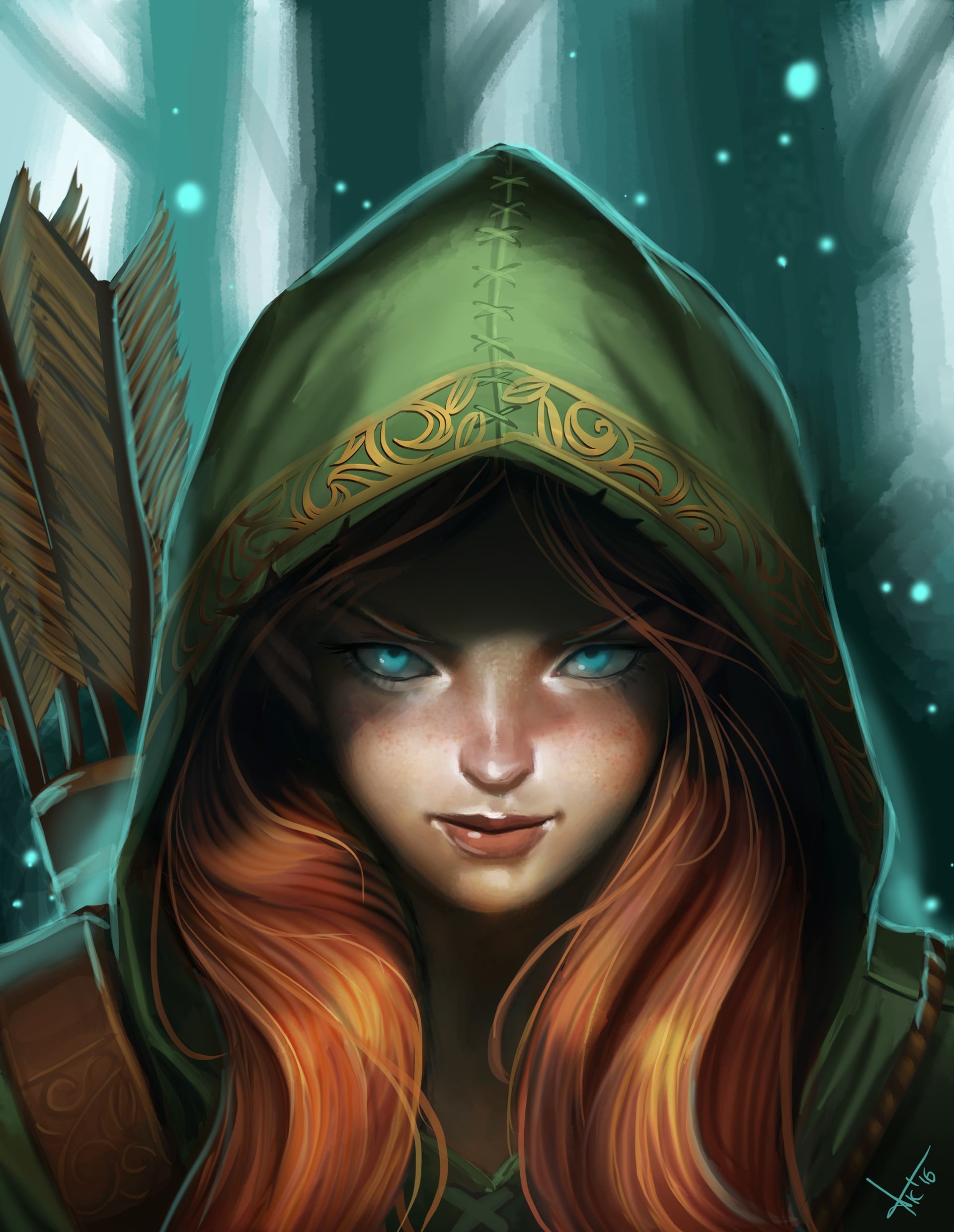 D&d Wood Elf Female - HD Wallpaper 