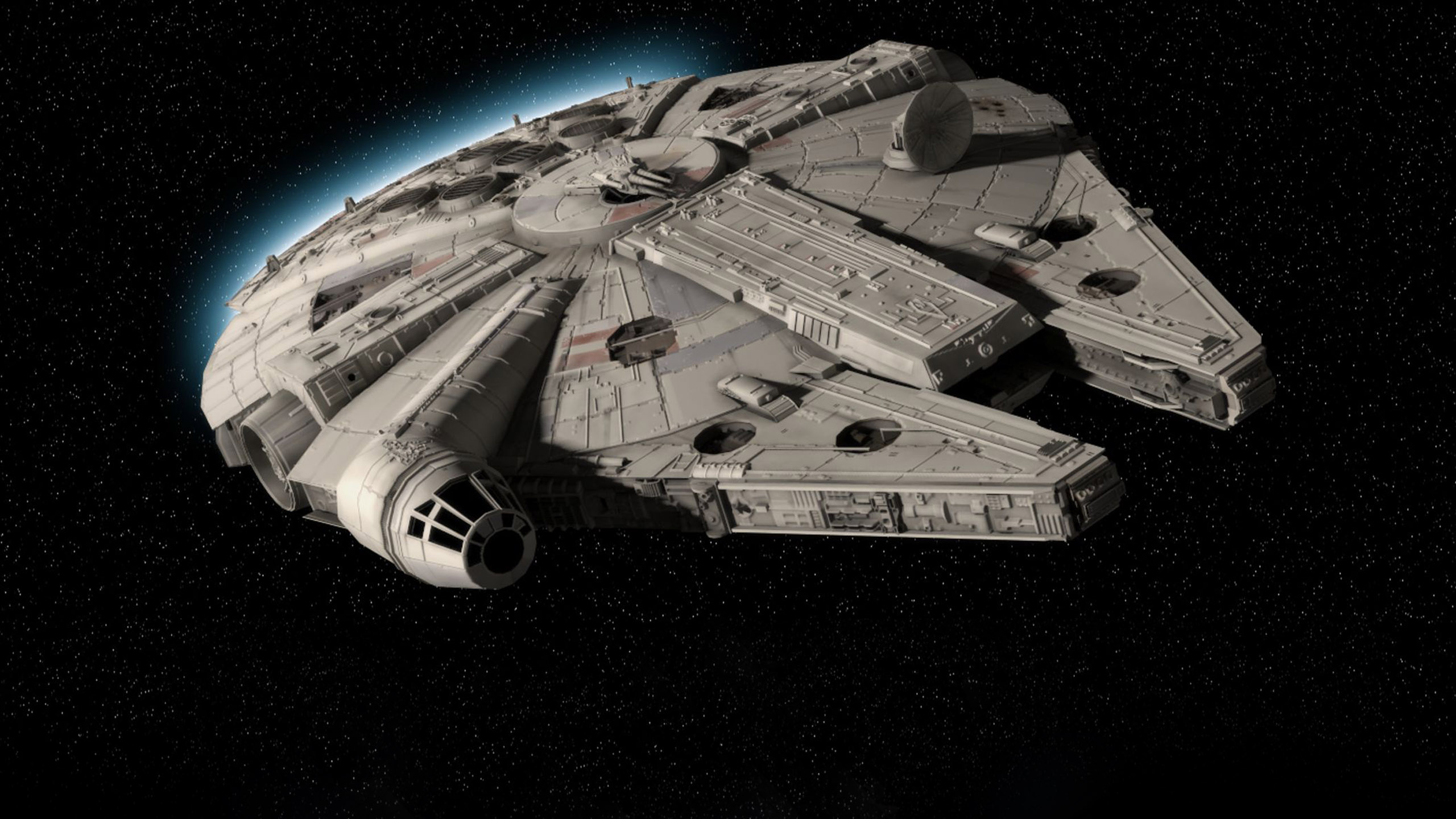 Star Wars Ships Millenium Falcon - HD Wallpaper 