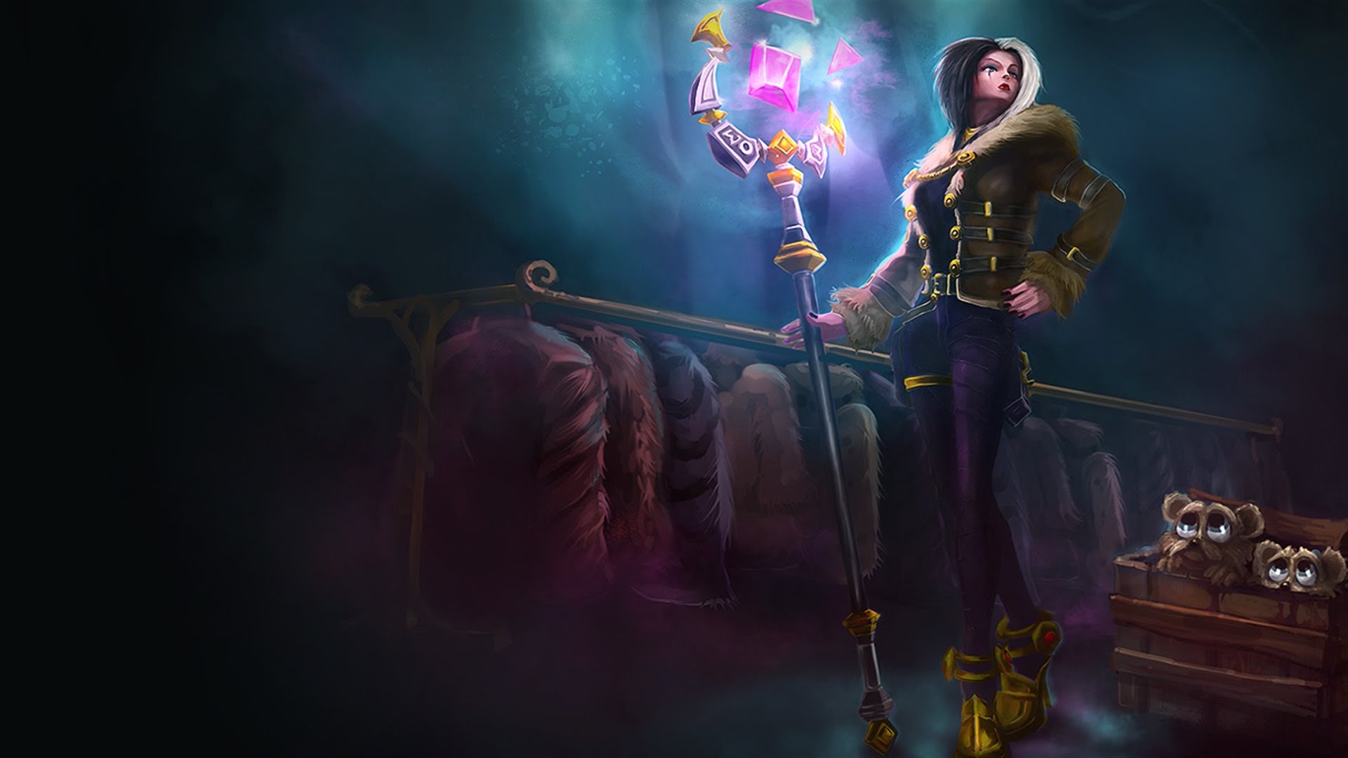 Wicked Leblanc Wallpaper - League Of Legends Wicked Leblanc - HD Wallpaper 