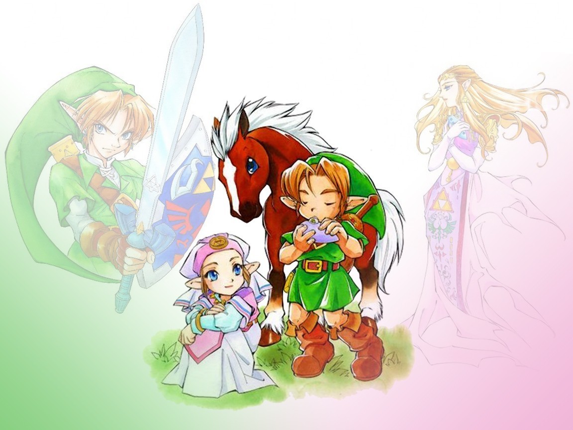 Legend Of Zelda Wallpaper - Link And Zelda Couples - HD Wallpaper 