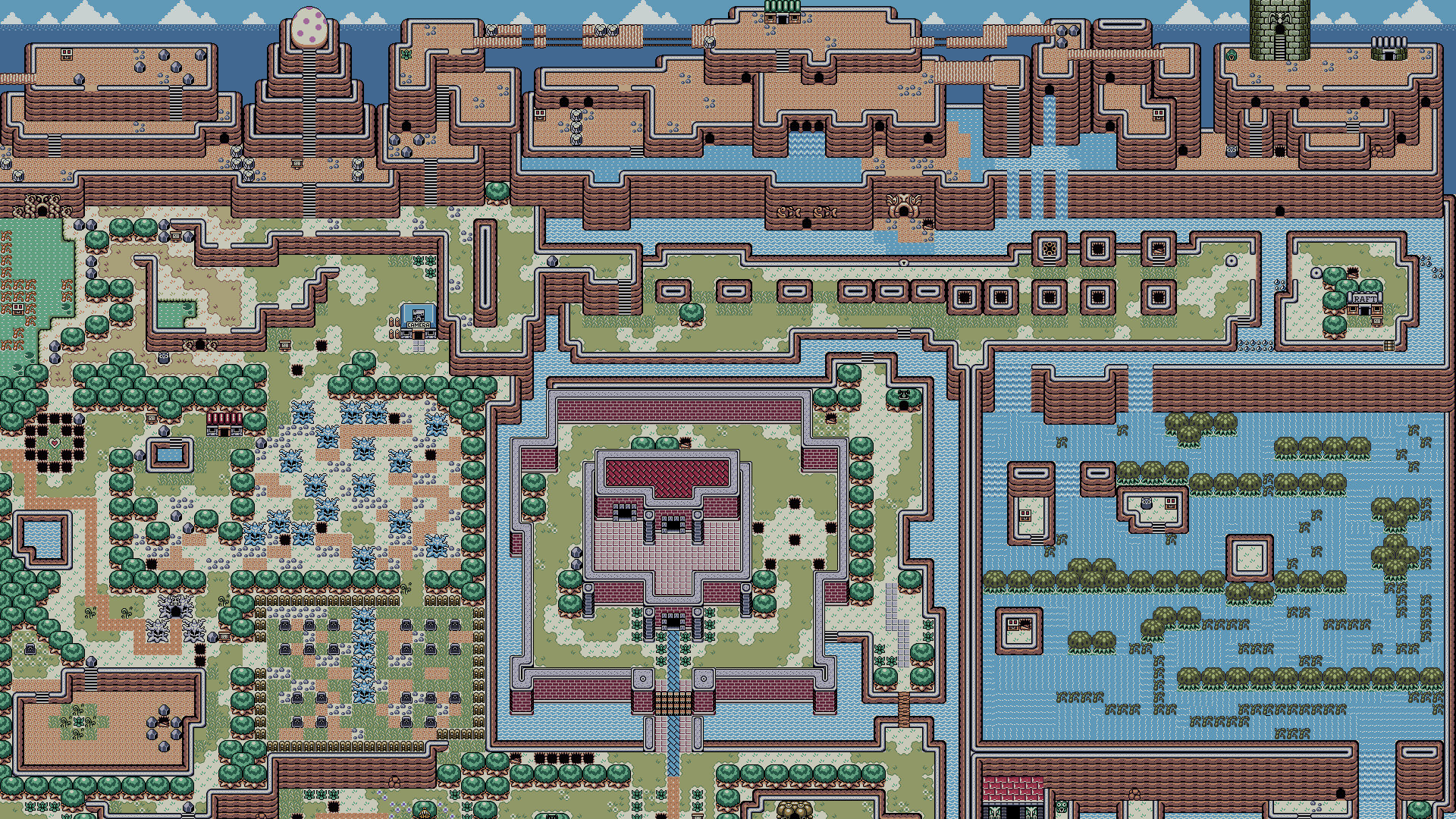 Awesome The Legend Of Zelda - Legend Of Zelda Map Poster - HD Wallpaper 