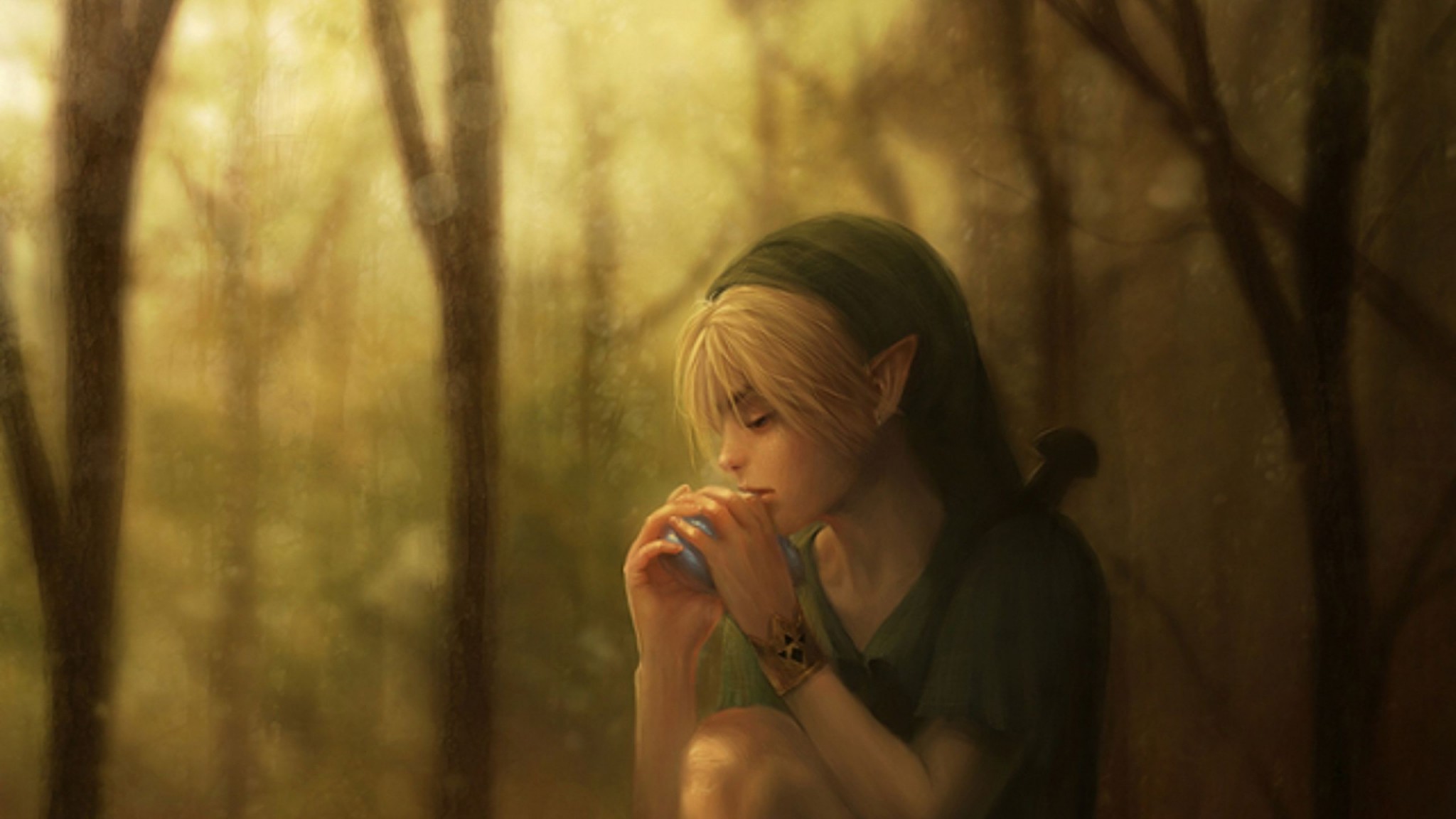 Legend Of Zelda Ocarina Of Time Fan Art - HD Wallpaper 