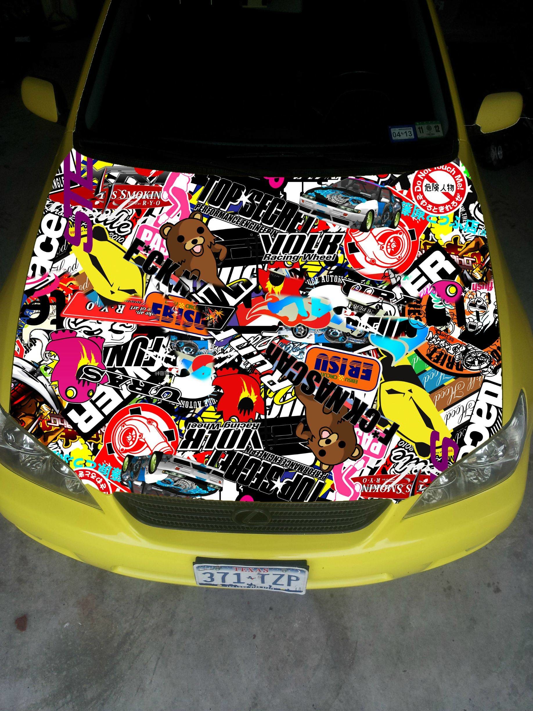 Vw Sticker Bomb Wallpaper - - Car - HD Wallpaper 