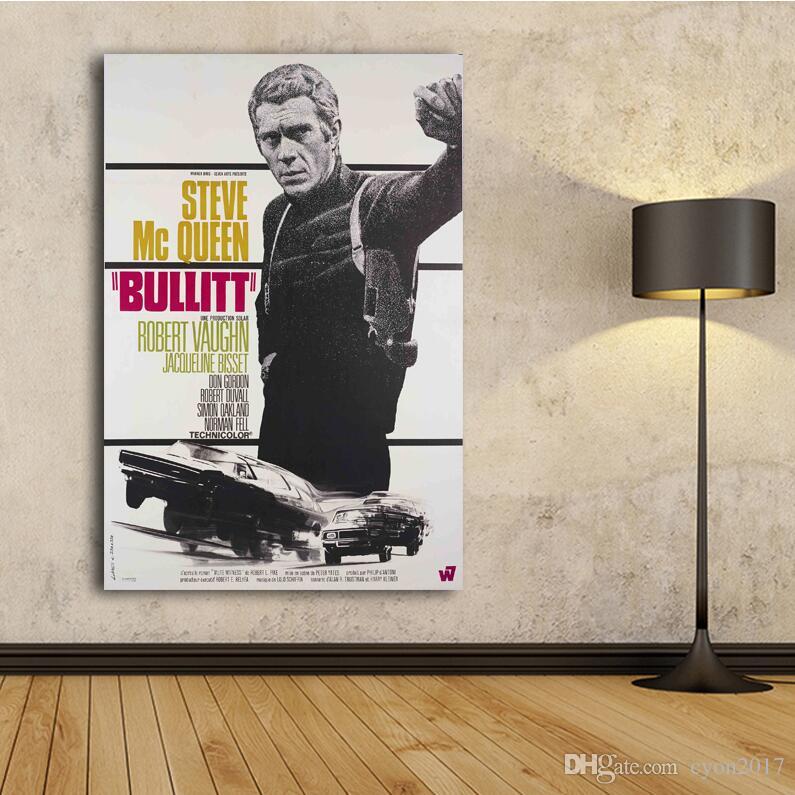Bullitt 1968 Poster - HD Wallpaper 