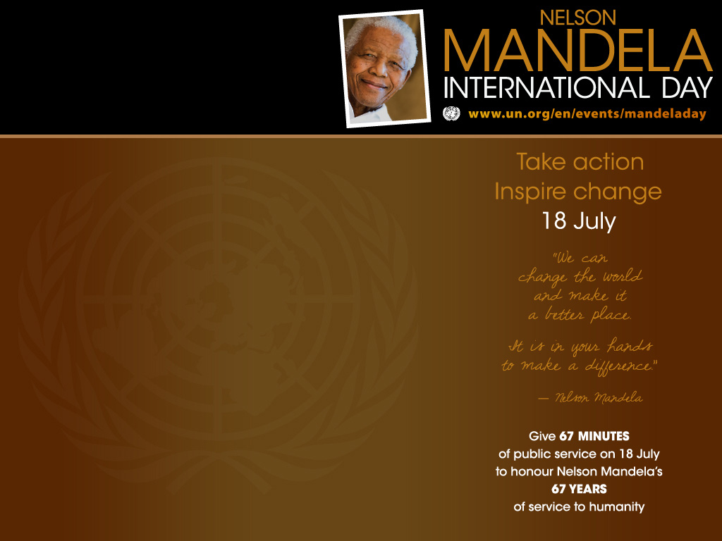 Nelson Mandela International Day 18 July - Nelson Mandela - HD Wallpaper 