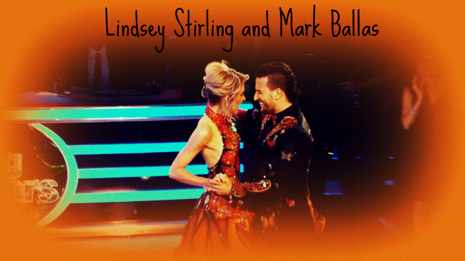 Lindsey Stirling And Mark Ballas Wallpaper - Salsa Spins - HD Wallpaper 