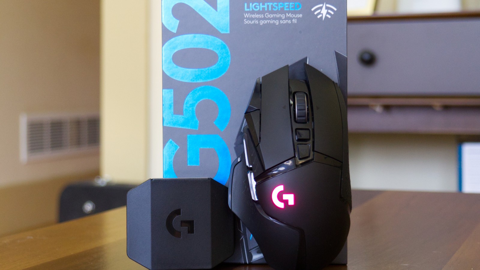Logitech G502 Lightspeed Wireless Gaming Mouse - HD Wallpaper 