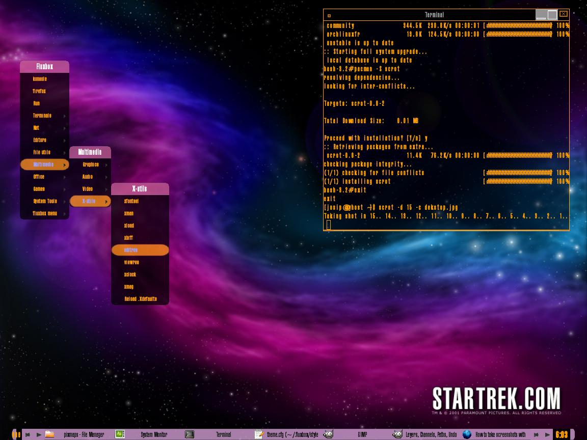 Lcars Linux - HD Wallpaper 