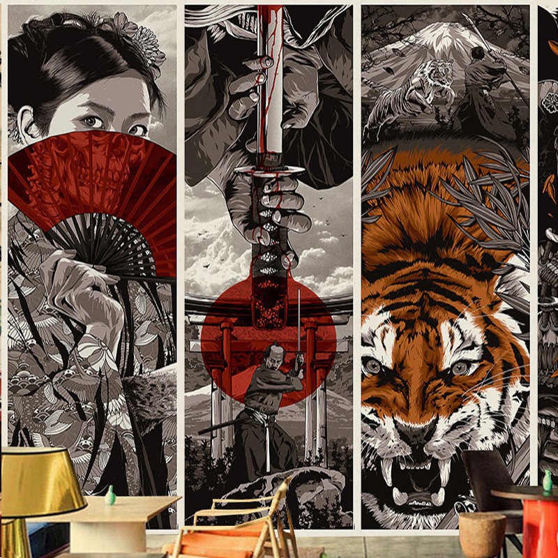 Japanese Art Wallpaper Samurai - HD Wallpaper 