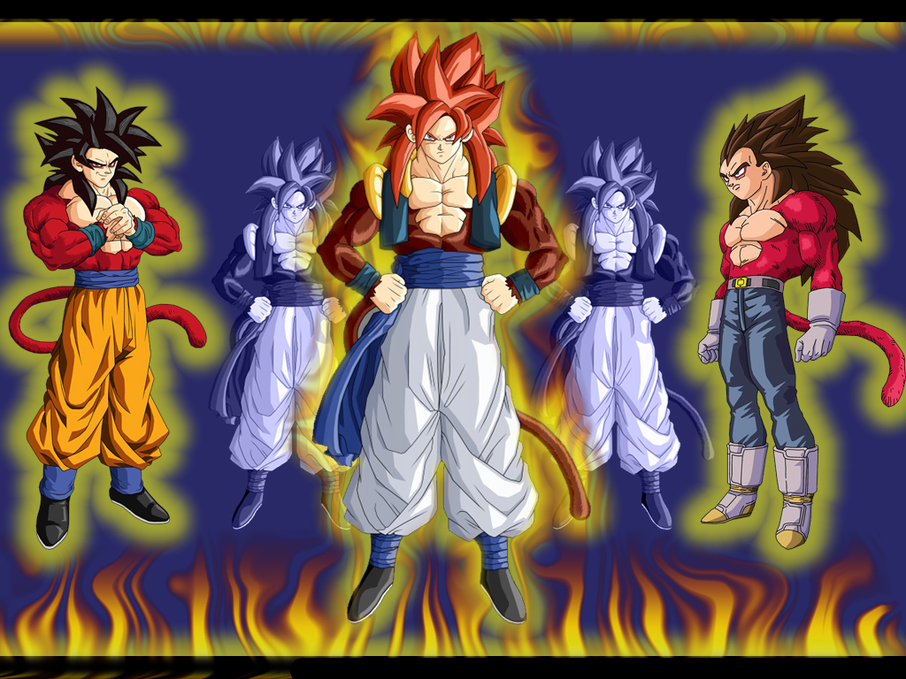 Gogeta - Goku Vegeta Fusion Forms - HD Wallpaper 
