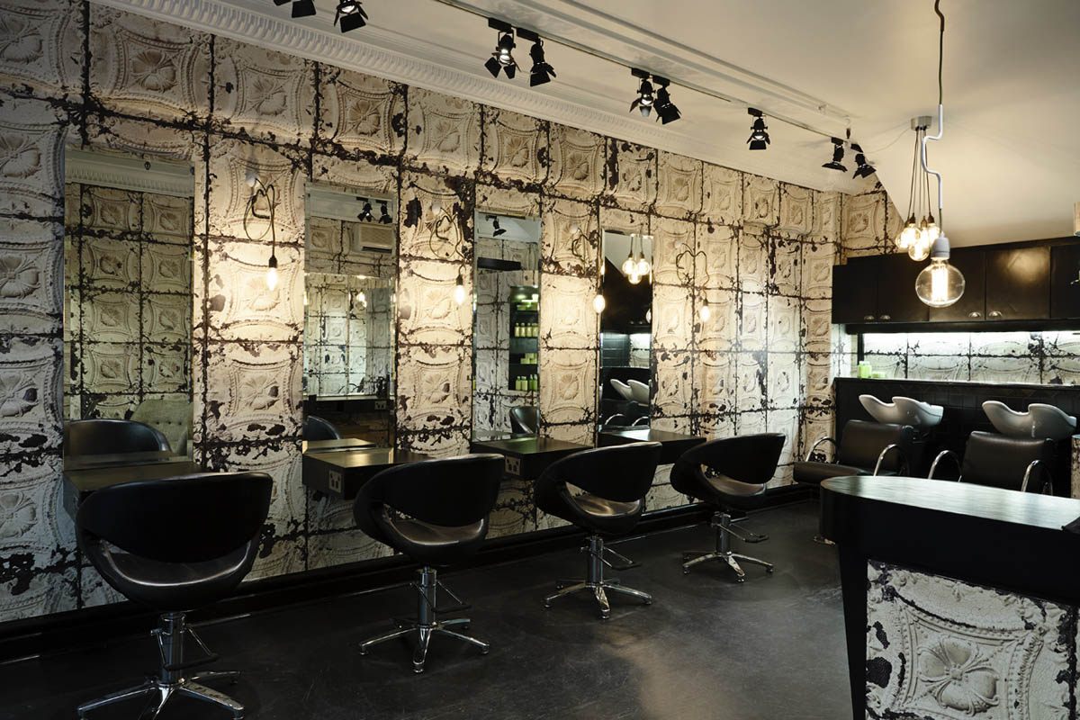 Industrial Style Hair Salon - HD Wallpaper 