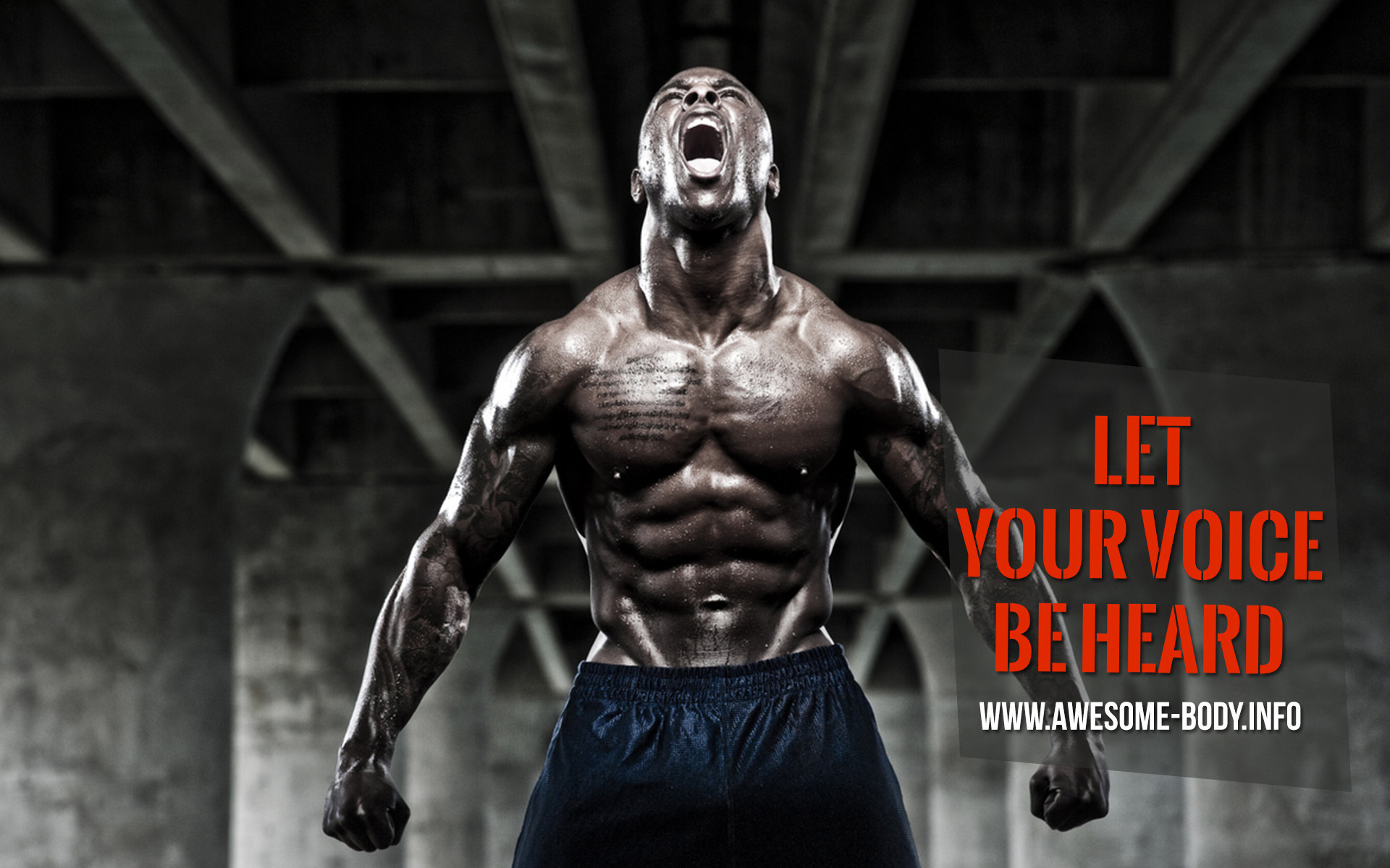 Let Your Voice Be Heard Wallpaper - Beast Mode Weight Lifting - HD Wallpaper 