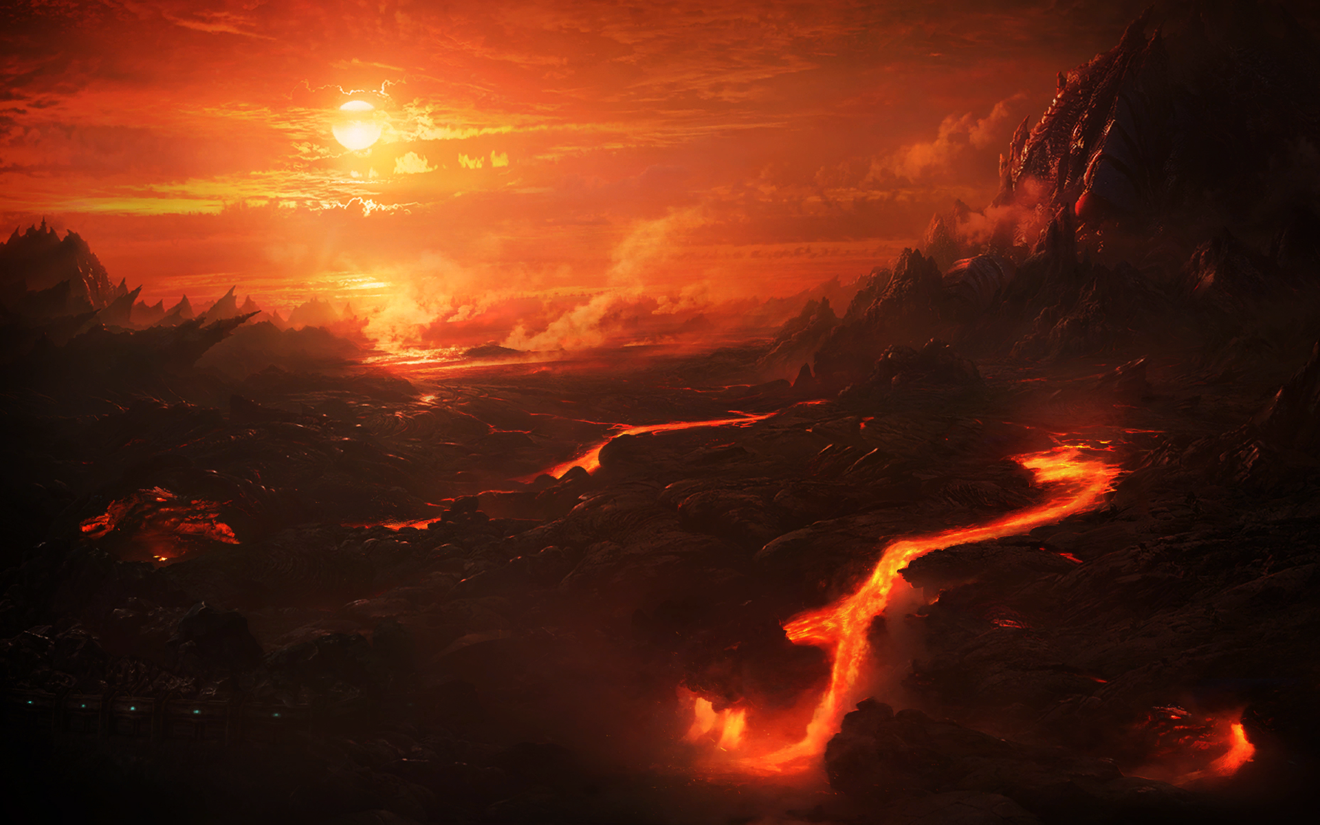 Fantasy Lava Wallpaper - HD Wallpaper 