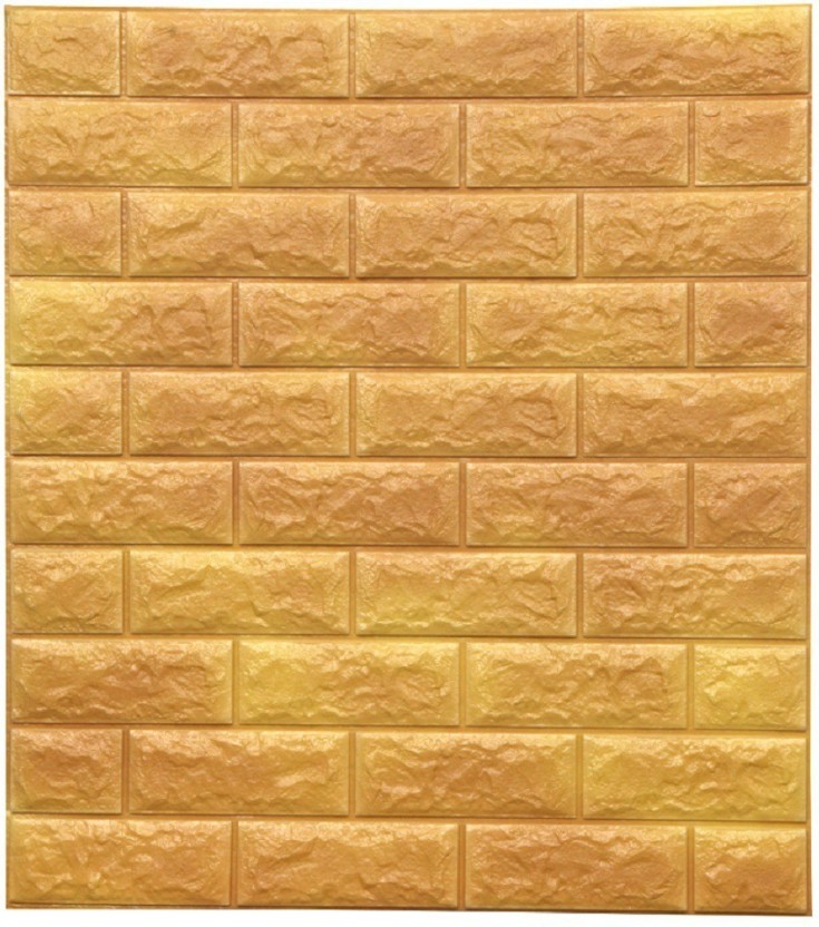 Gold 3d Foam Wall Sticker - HD Wallpaper 