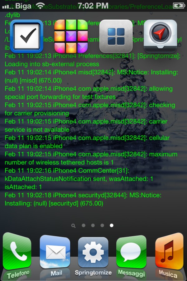 Wallpaperlog On Iphone - Iphone Os 1 Beta - HD Wallpaper 