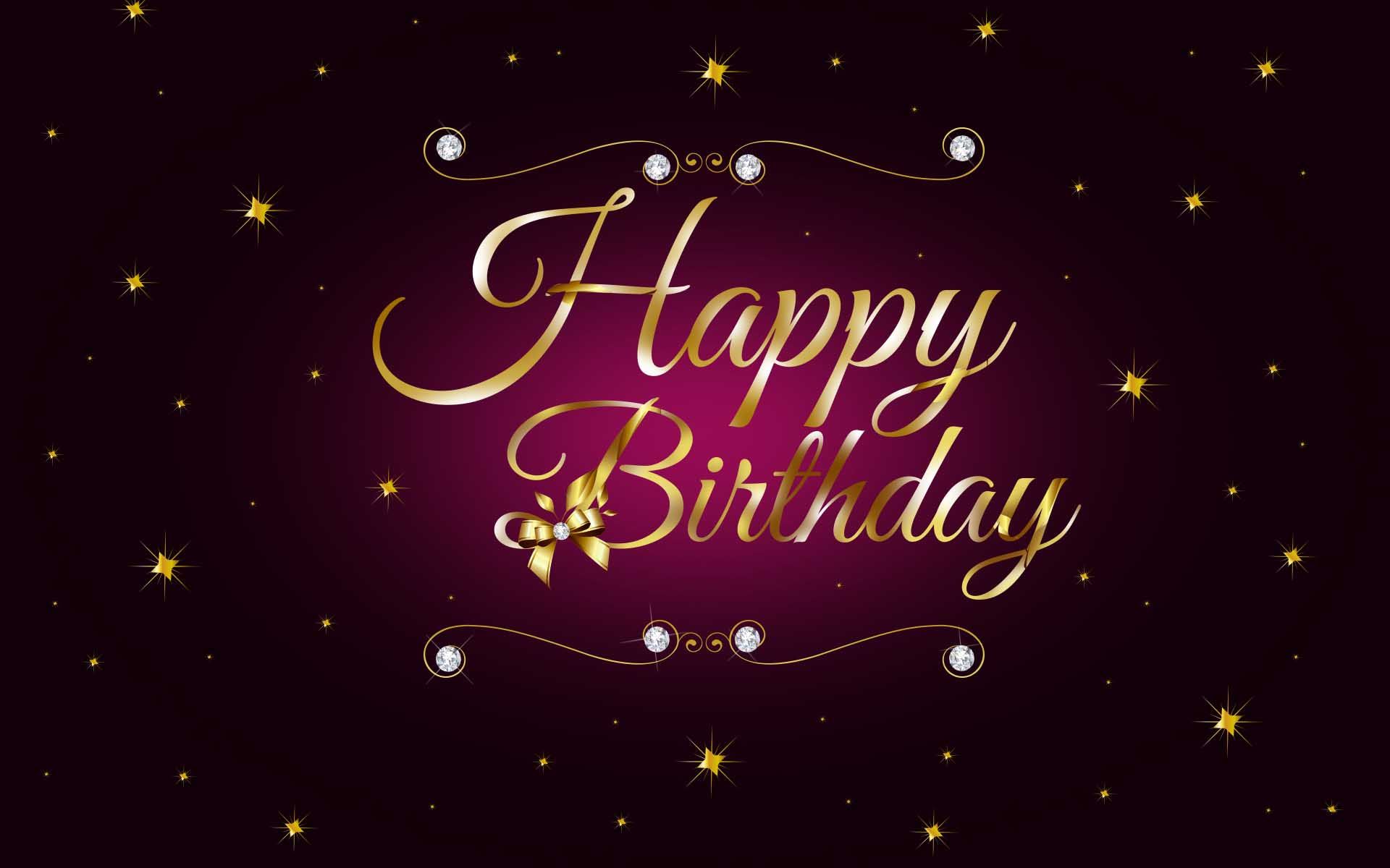 Glittering Happy Birthday Wish Wallpaper - Wish Happy Birthday Hd - HD Wallpaper 