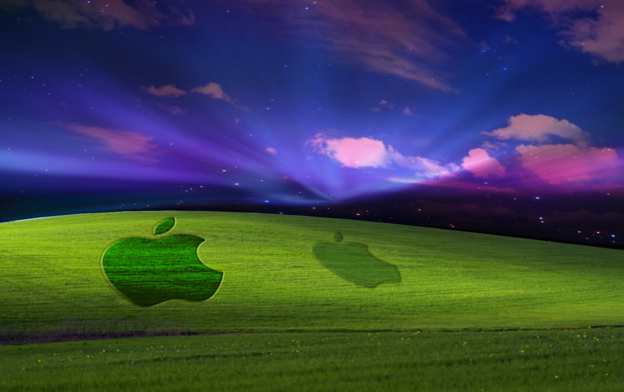 Mac On Windows Turf Wide Wallpapers - Windows Xp - HD Wallpaper 