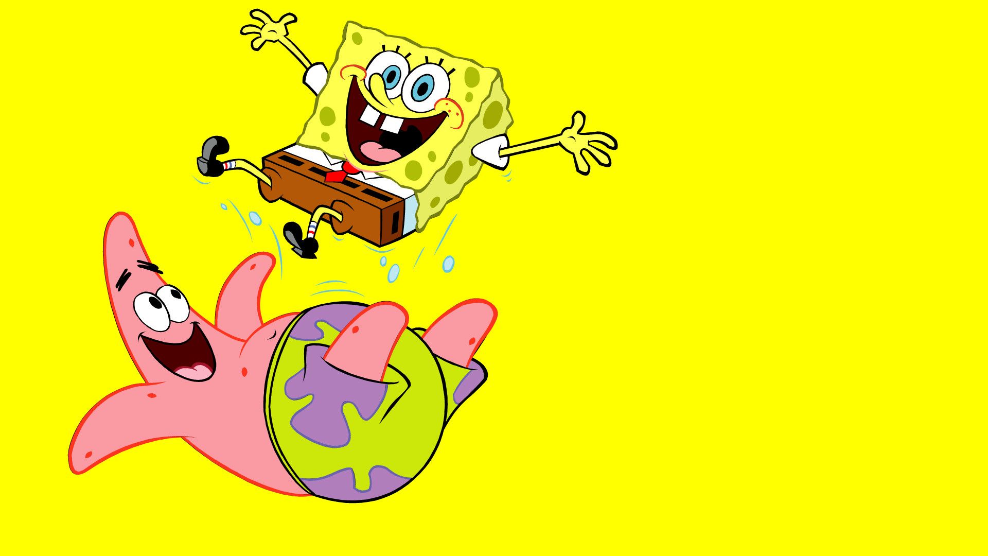Spongebob And Patrick Wallpaper - Spongebob And Patrick Background - HD Wallpaper 