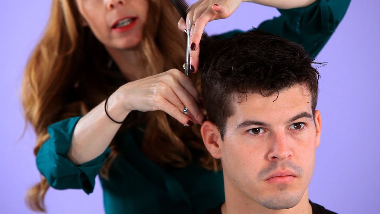 Mujer Cortando El Pelo - HD Wallpaper 