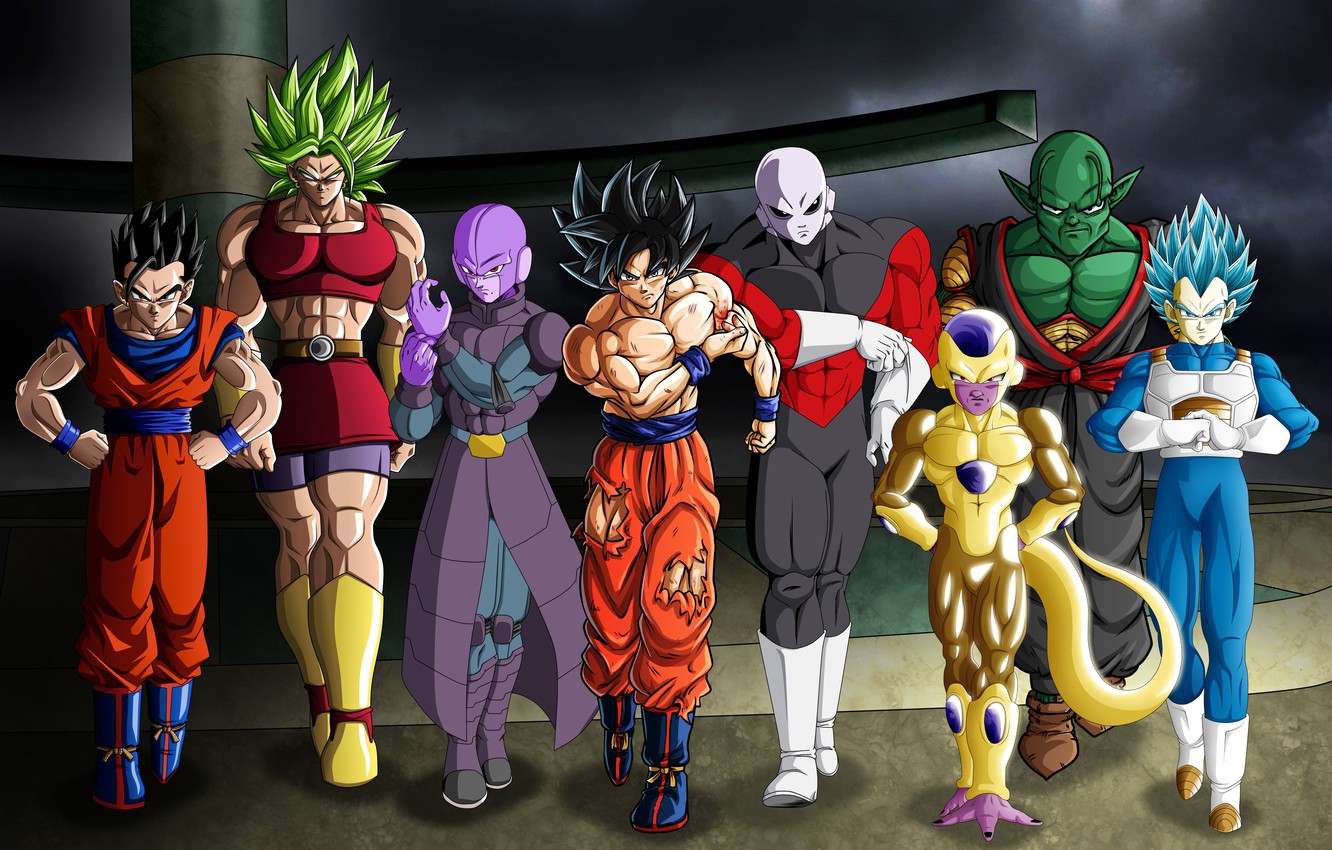 Photo Wallpaper Game, Alien, Anime, Manga, Son Goku, - Goku And Vegeta - HD Wallpaper 