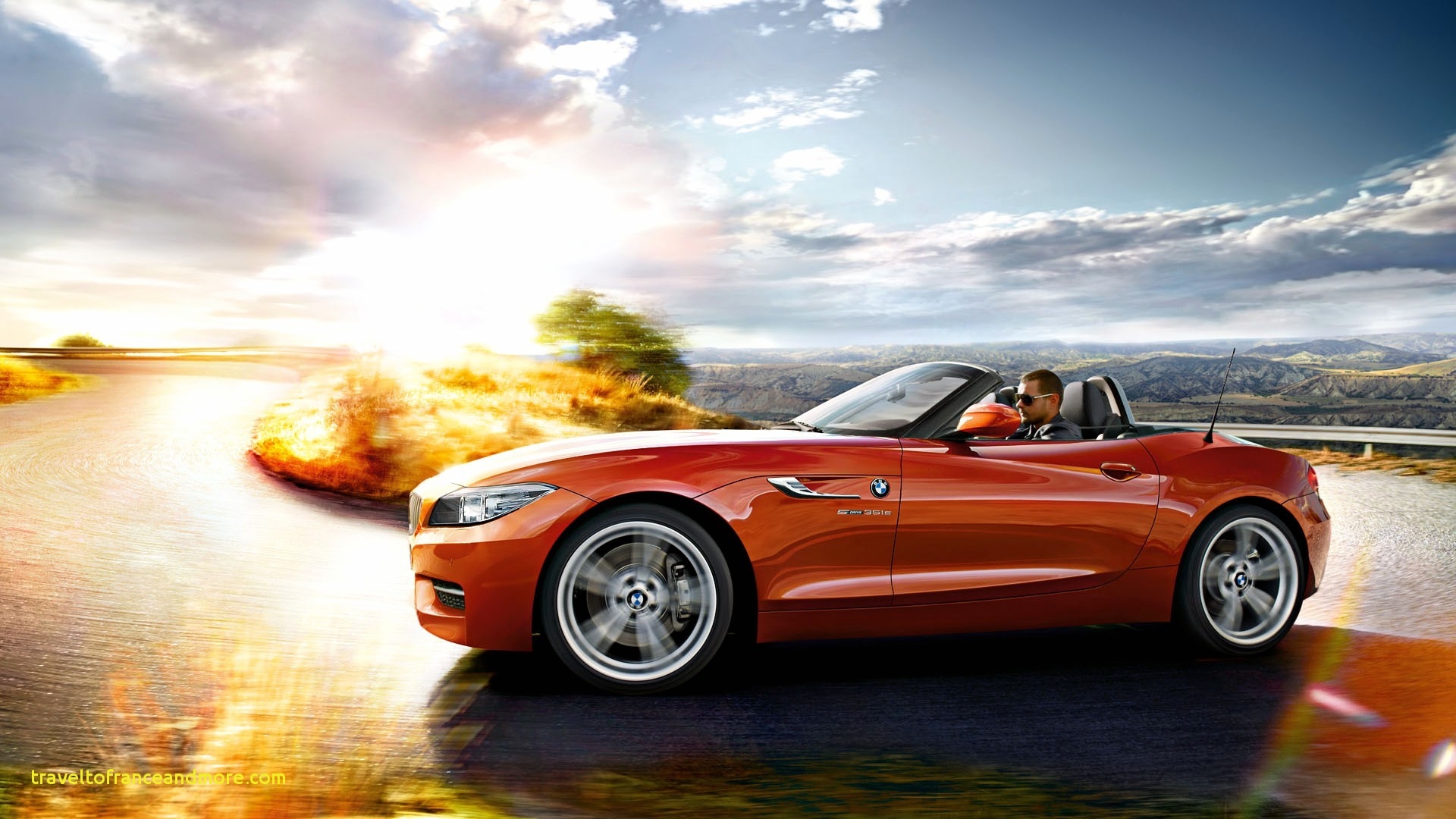 Widescreen Wallpapers For Laptop - Bmw Z4 2016 Orange - HD Wallpaper 