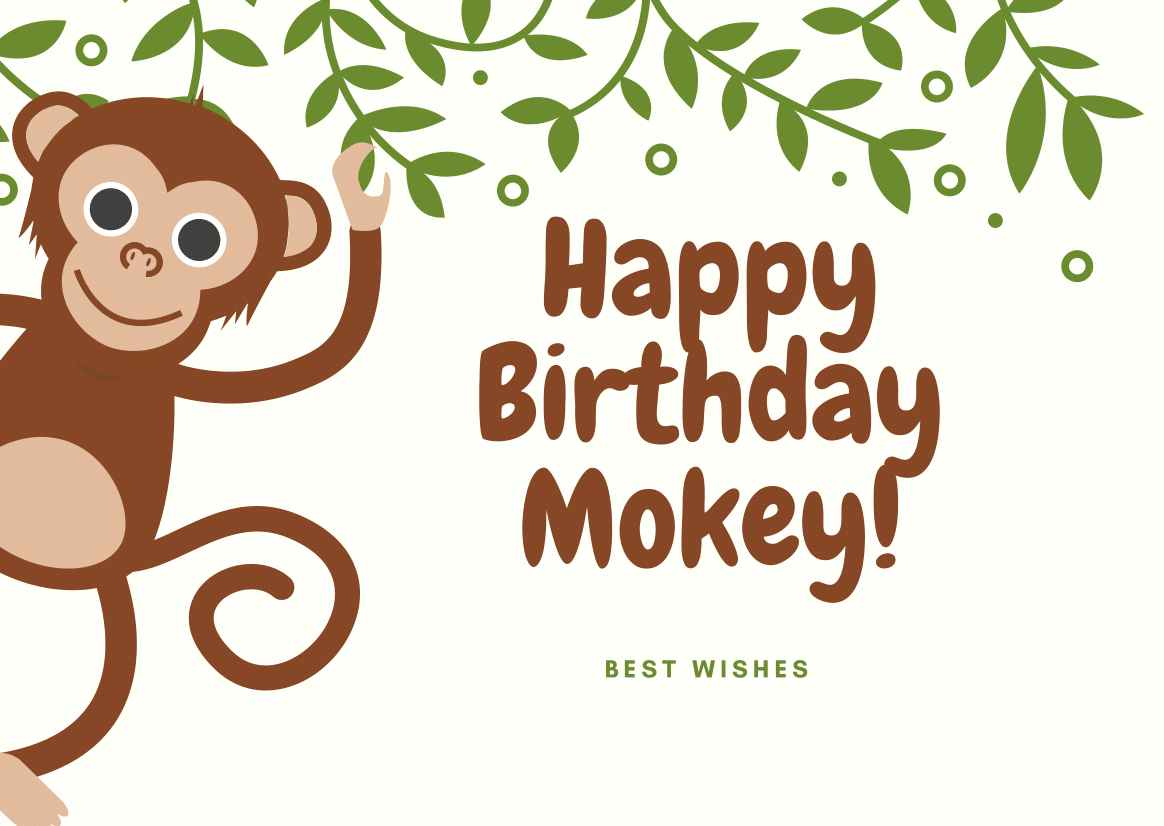 Happy Birthday Wishes Hd, Happy Birthday, Birthday - Happy Birthday Monkey Wishes - HD Wallpaper 