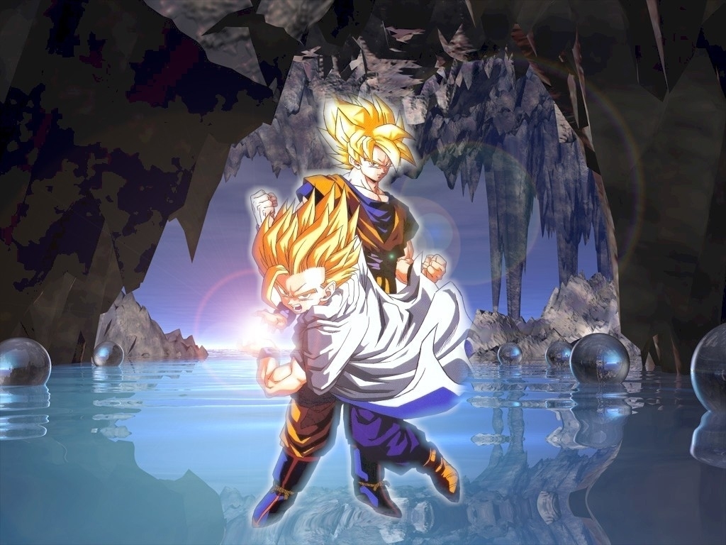 Ss2 Goku Gohan - Goku And Gohan Hd - HD Wallpaper 
