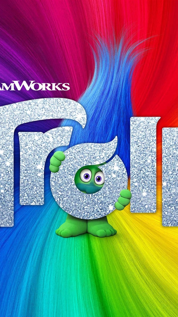 Iphone Wallpaper Trolls Hd - Dreamworks - HD Wallpaper 