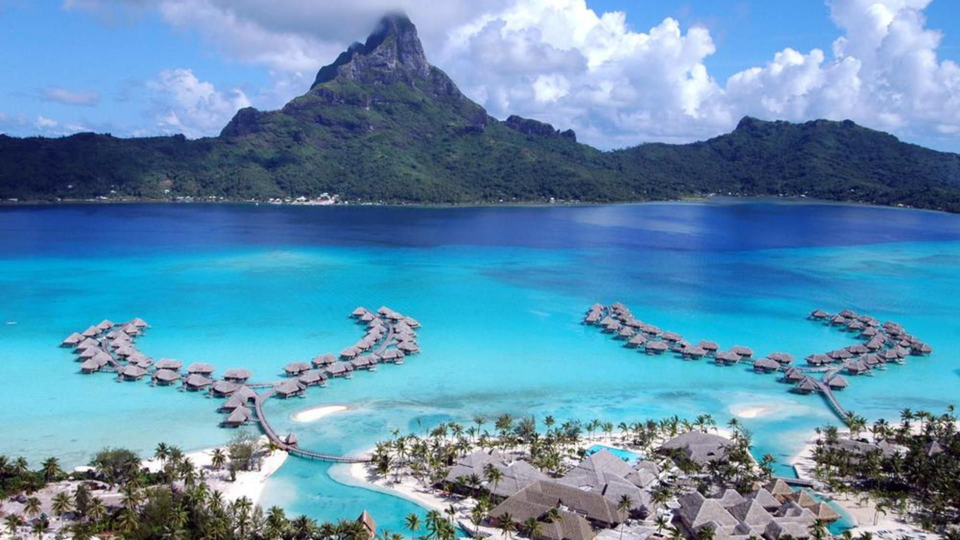 Amazing Bora Bora Views - HD Wallpaper 