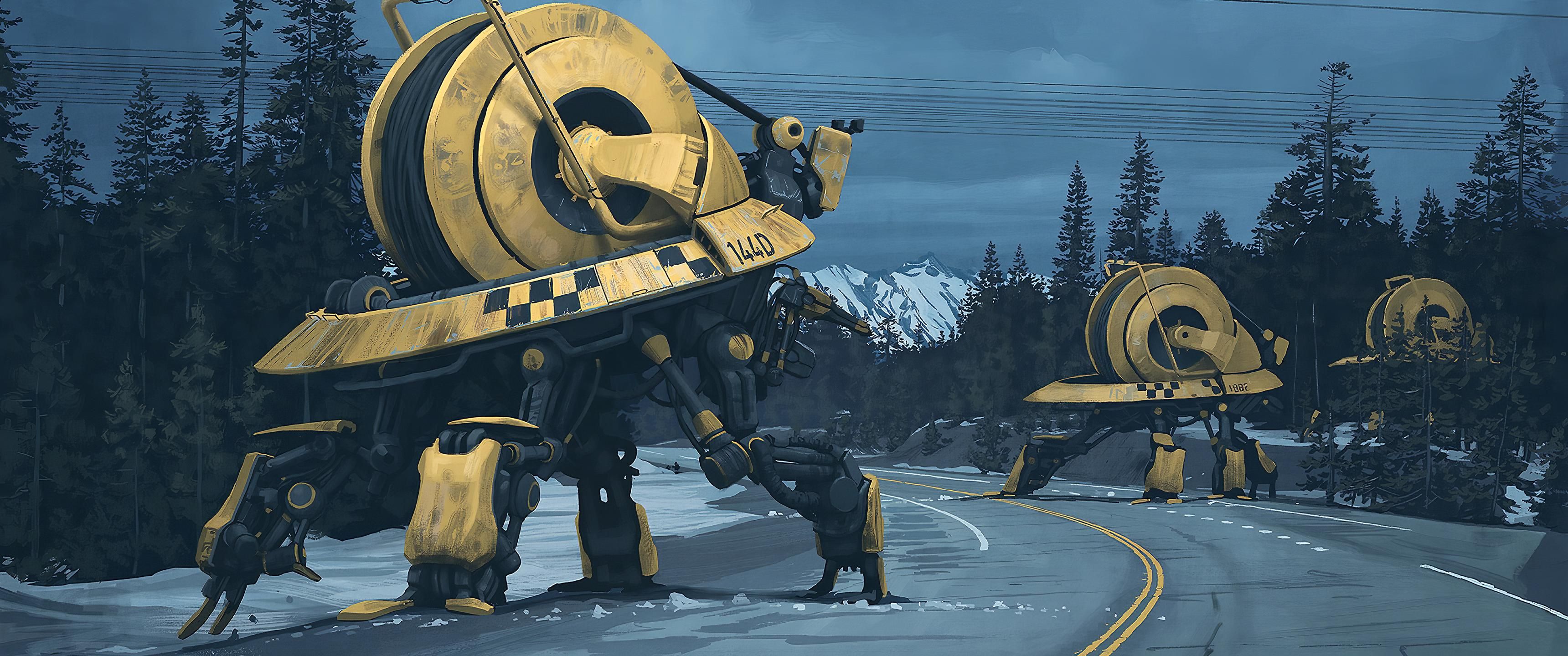 Simon Stålenhag Phone - HD Wallpaper 