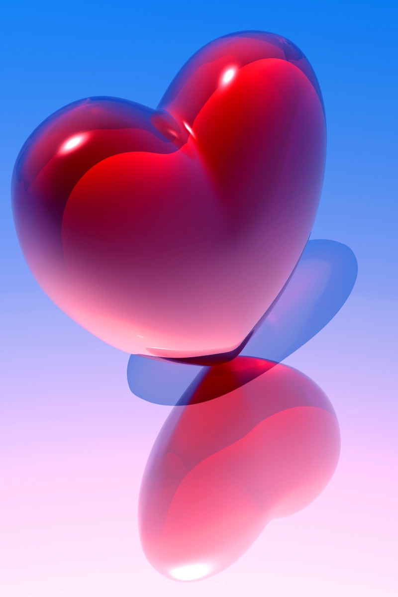 Wallpaper Heart, Love, Background - Mobile Wallpaper Hd 3d Love - HD Wallpaper 