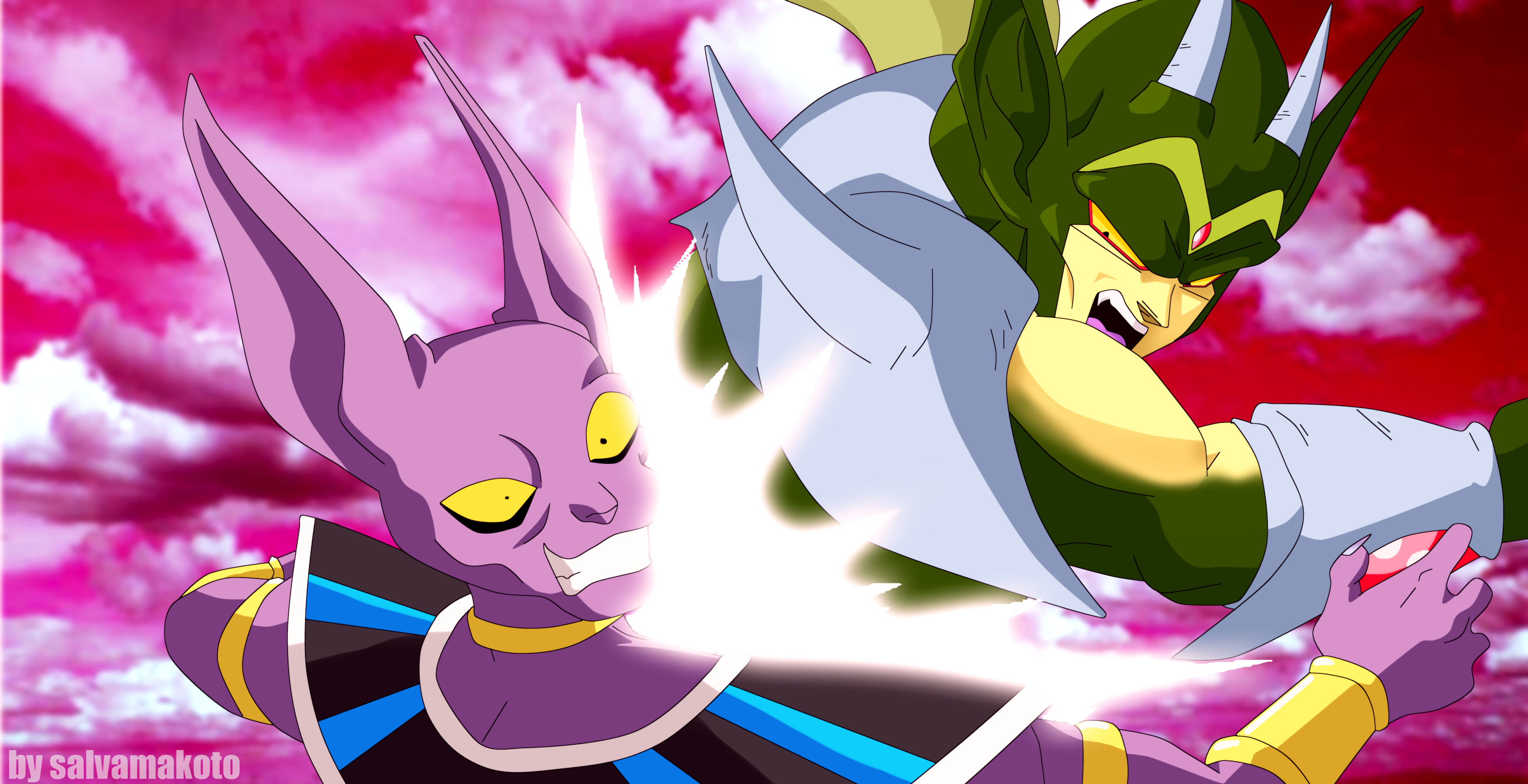 Dragon Ball Beerus Vs - HD Wallpaper 