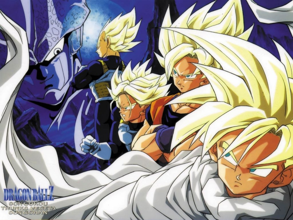 Gohan Wallpapers - Goku Vegeta Gohan Trunks - HD Wallpaper 