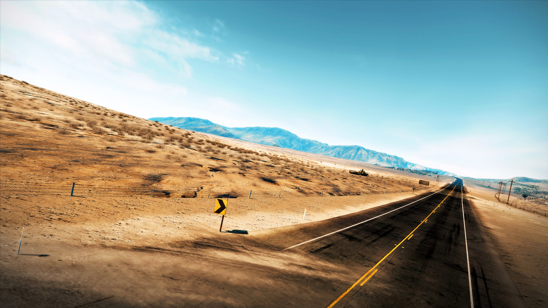 Desert Road - HD Wallpaper 
