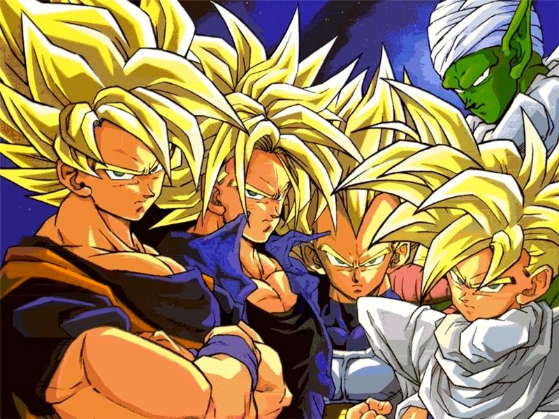 Z Fighters Super Saiyan - HD Wallpaper 