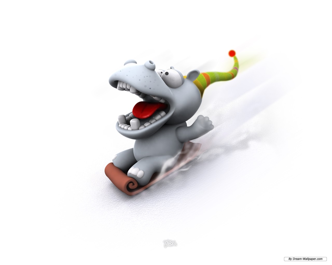 Free Cartoon Wallpaper - Cartoon 3d Funny - HD Wallpaper 