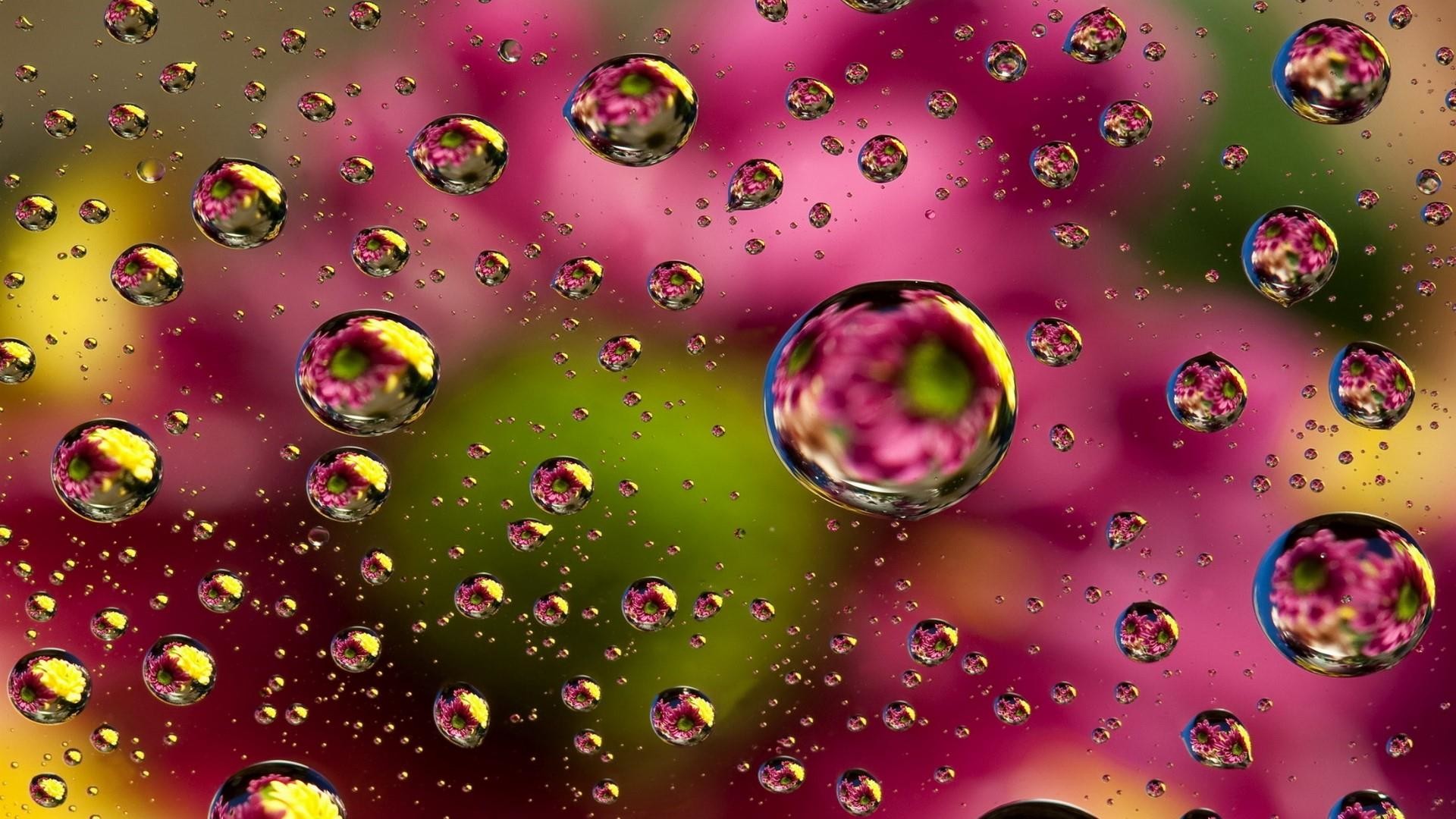 1920x1080, Colorful Waterdrops Wallpaper - Colorful Water Drops Wallpaper Hd - HD Wallpaper 